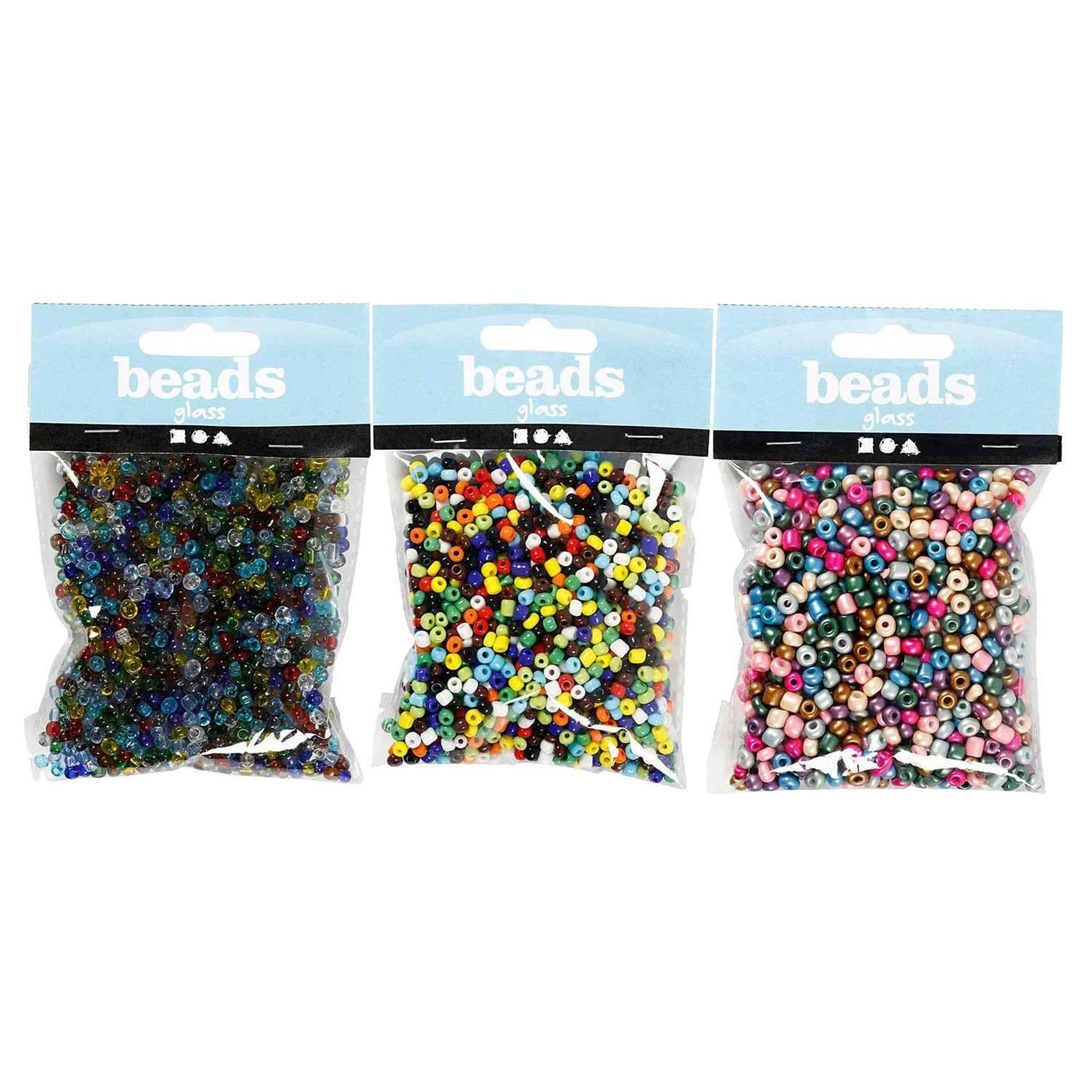 Voir la diapositive 1 : CREATIV COMPANY Perles de rocaille ø 4 mm - 390 g