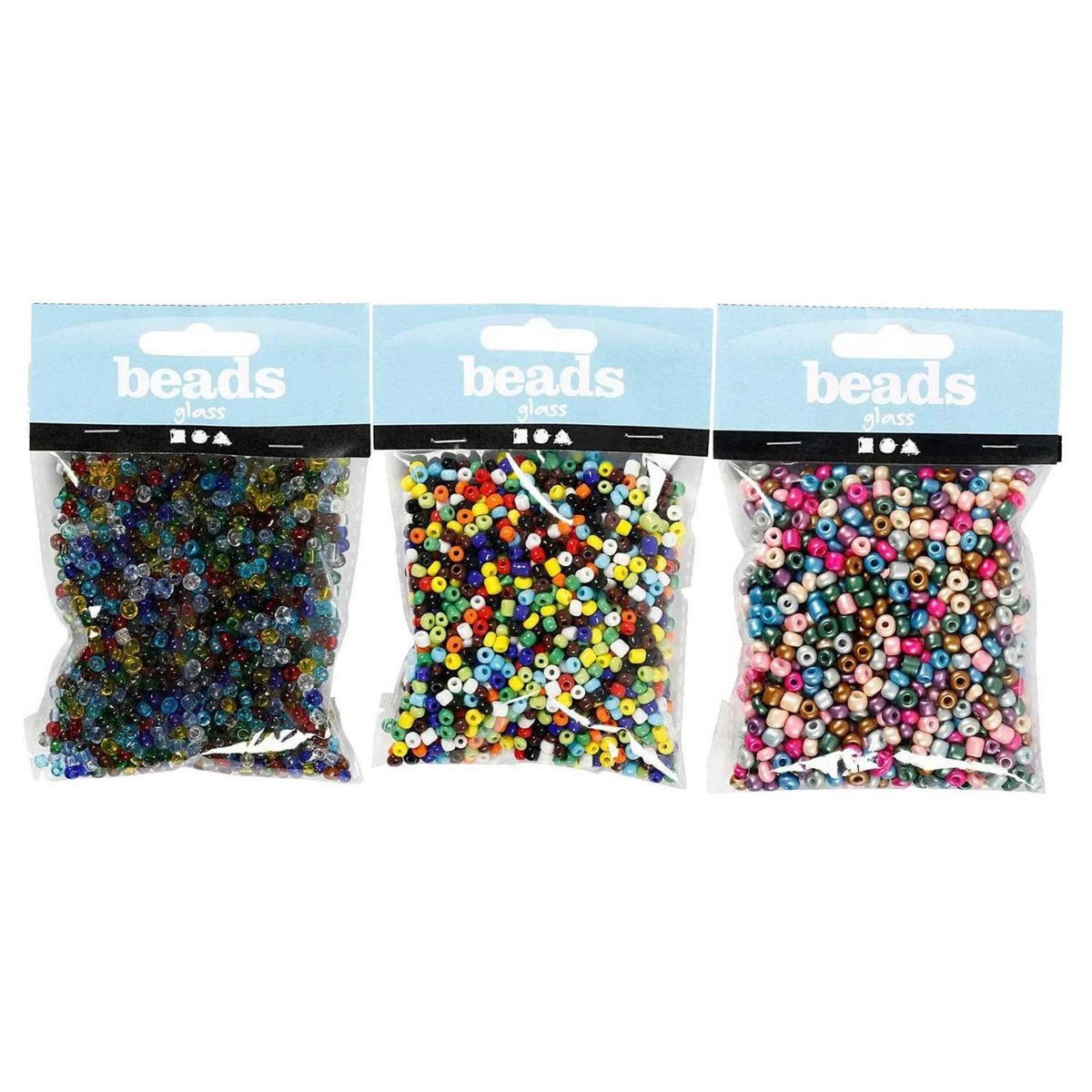 CREATIV COMPANY Perles de rocaille Ø 4 mm - 390 g