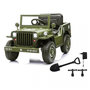 Voir la diapositive 2 : Jamara Ride-on Jeep Willys MB Army vert 12V