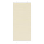 VIDAXL Store plisse creme 100x200cm largeur du tissu 99,4 cm polyester
