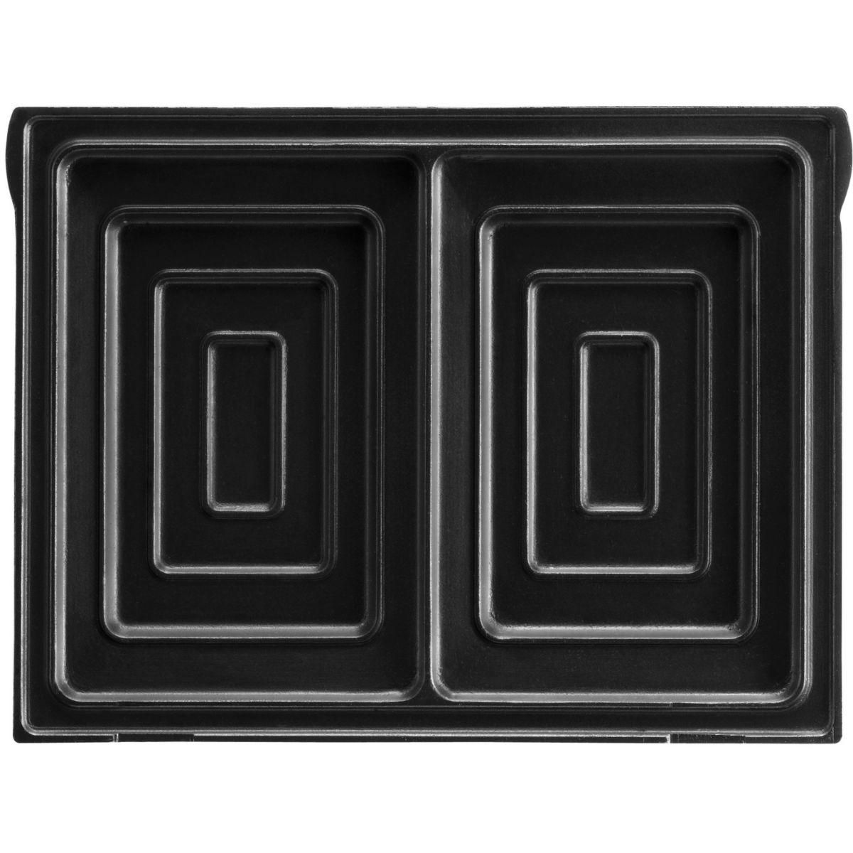 LAGRANGE Gaufrier, croque monsieur Tarti Gaufres noir maxi