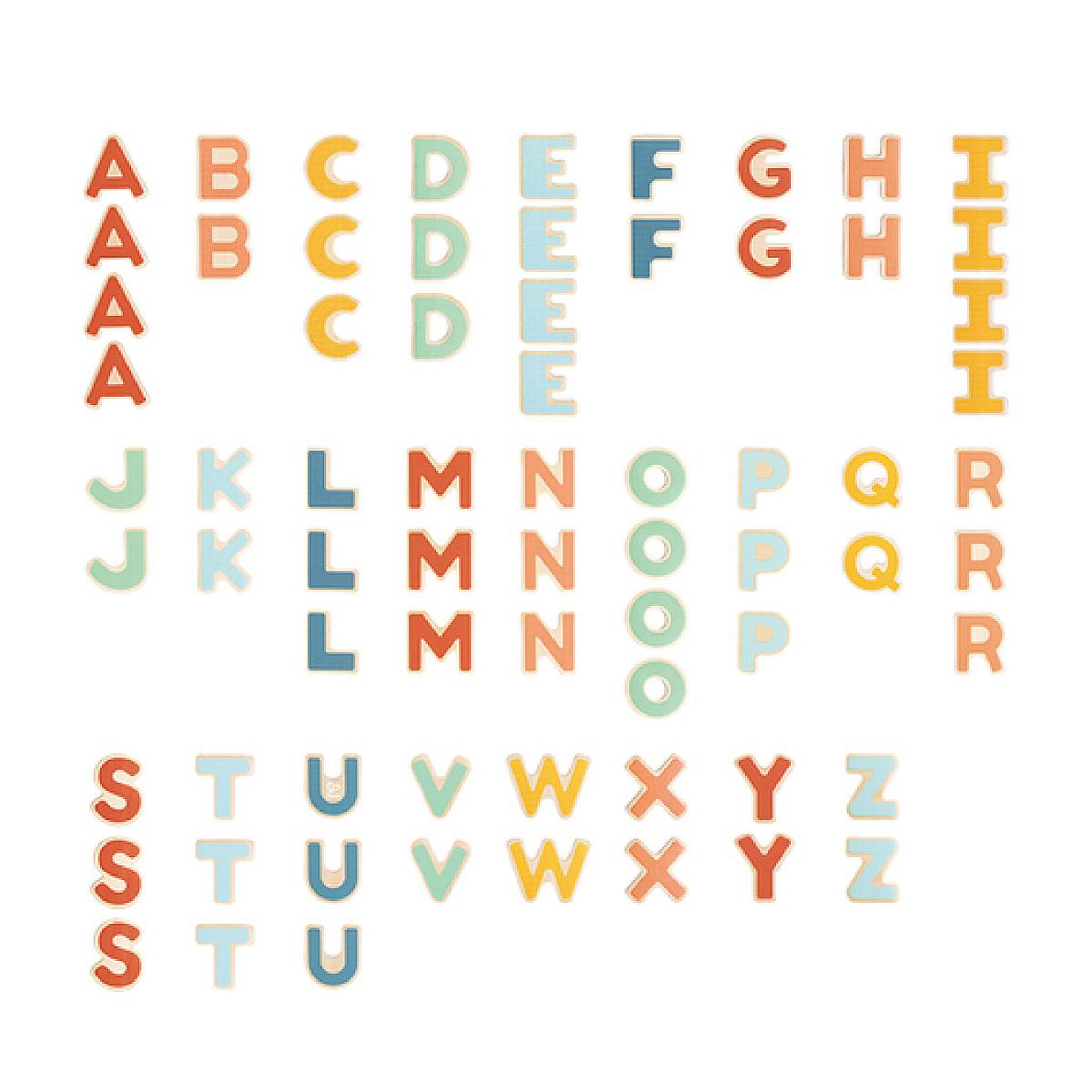 Hape - Alphabet magnétique - 70 pieces