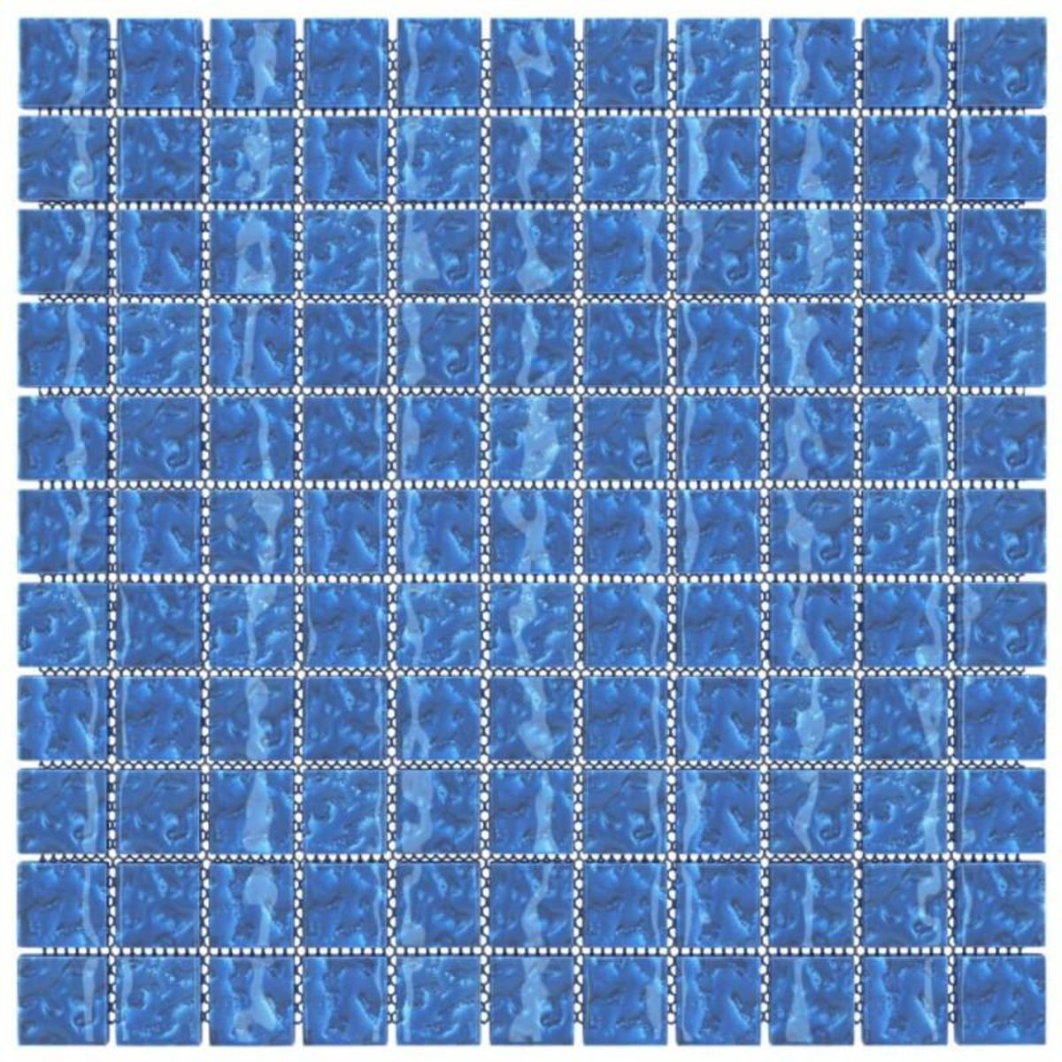 VIDAXL Carreaux mosaïque 11 pcs Bleu 30x30 cm Verre