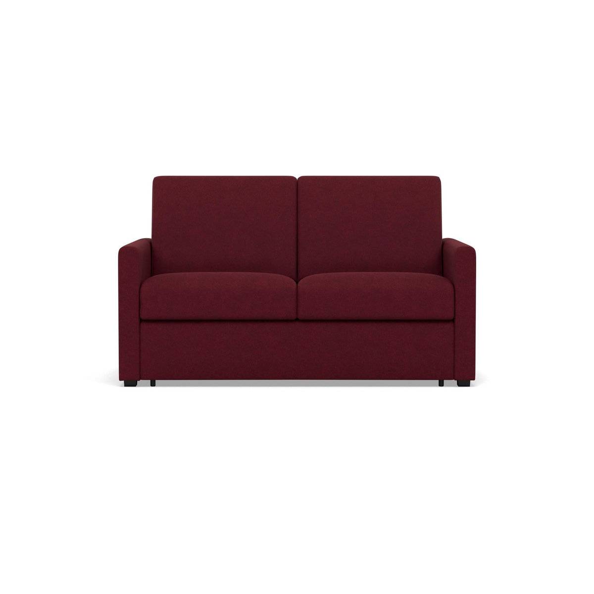 BEST MOBILIER Julia - canapé 3 places convertible express couchage quotidien 140 cm matelas 14 cm en tissu