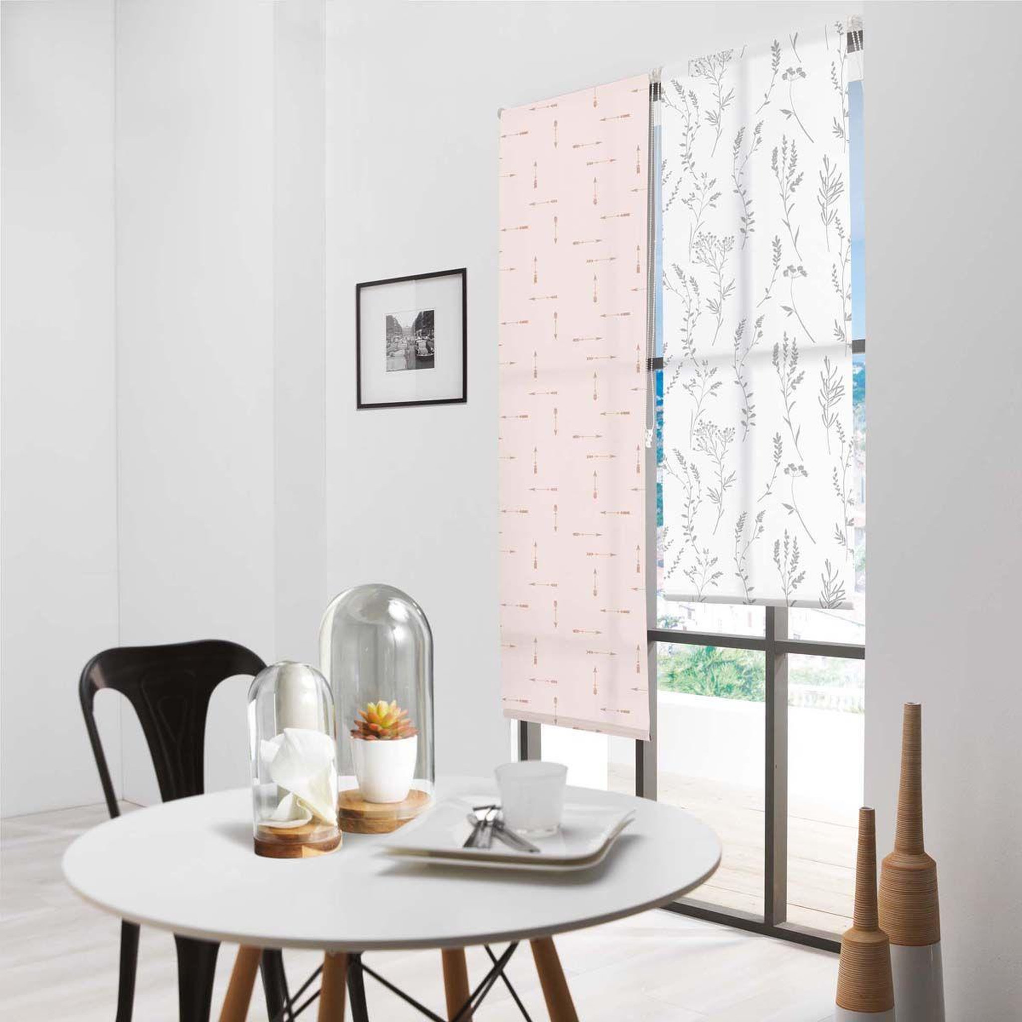 Voir la diapositive 3 : Douceur d'Intérieur Store enrouleur tamisant  forelista  120x180cm blanc