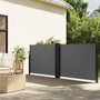 Voir la diapositive 1 : VIDAXL Auvent lateral retractable anthracite 140x1200 cm