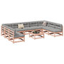 Voir la diapositive 1 : VIDAXL Salon de jardin avec coussins 10 pcs bois massif sapin douglas