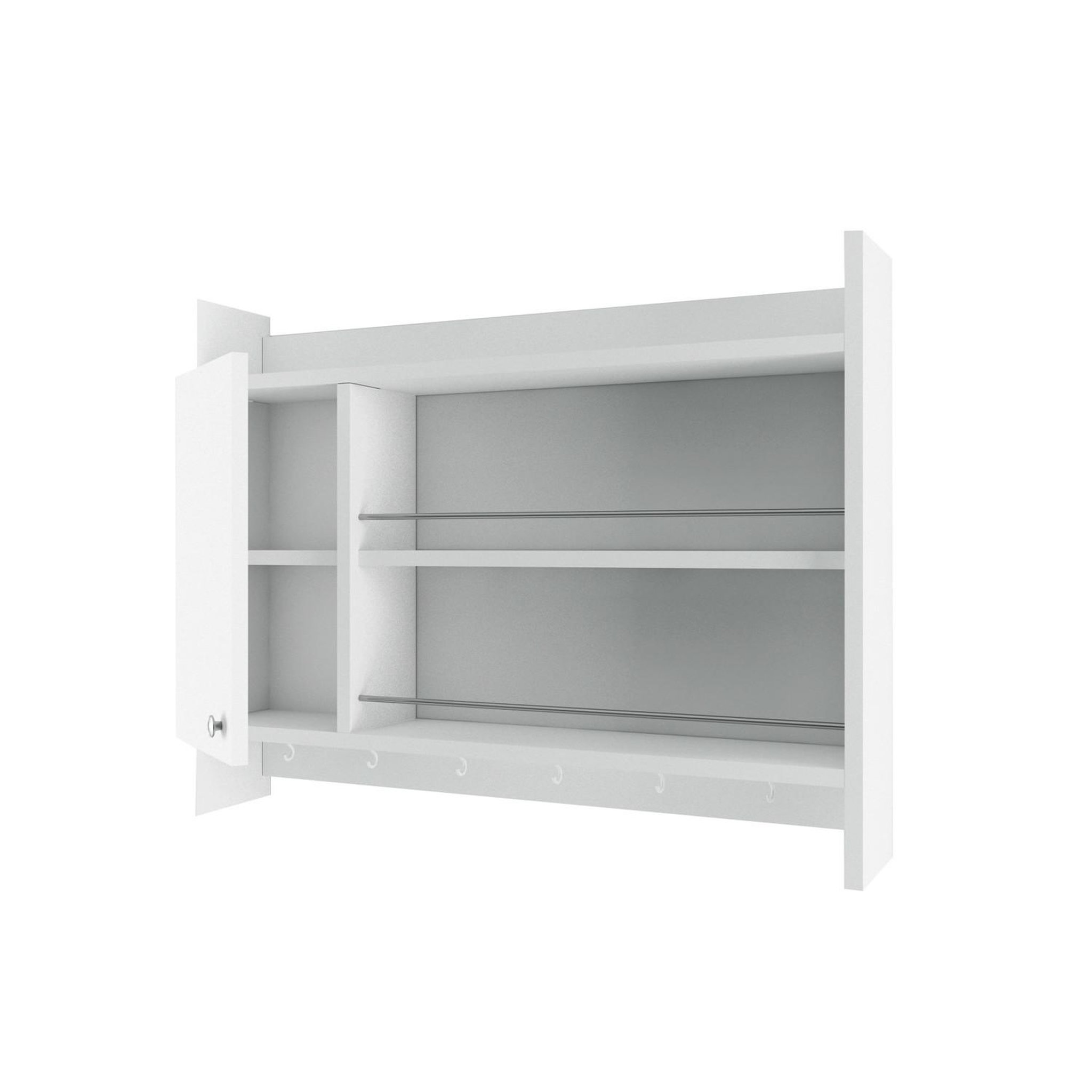 Habitat et Jardin Etagère de cuisine en bois  knerr  - 85 x 13 x 65 cm - blanc