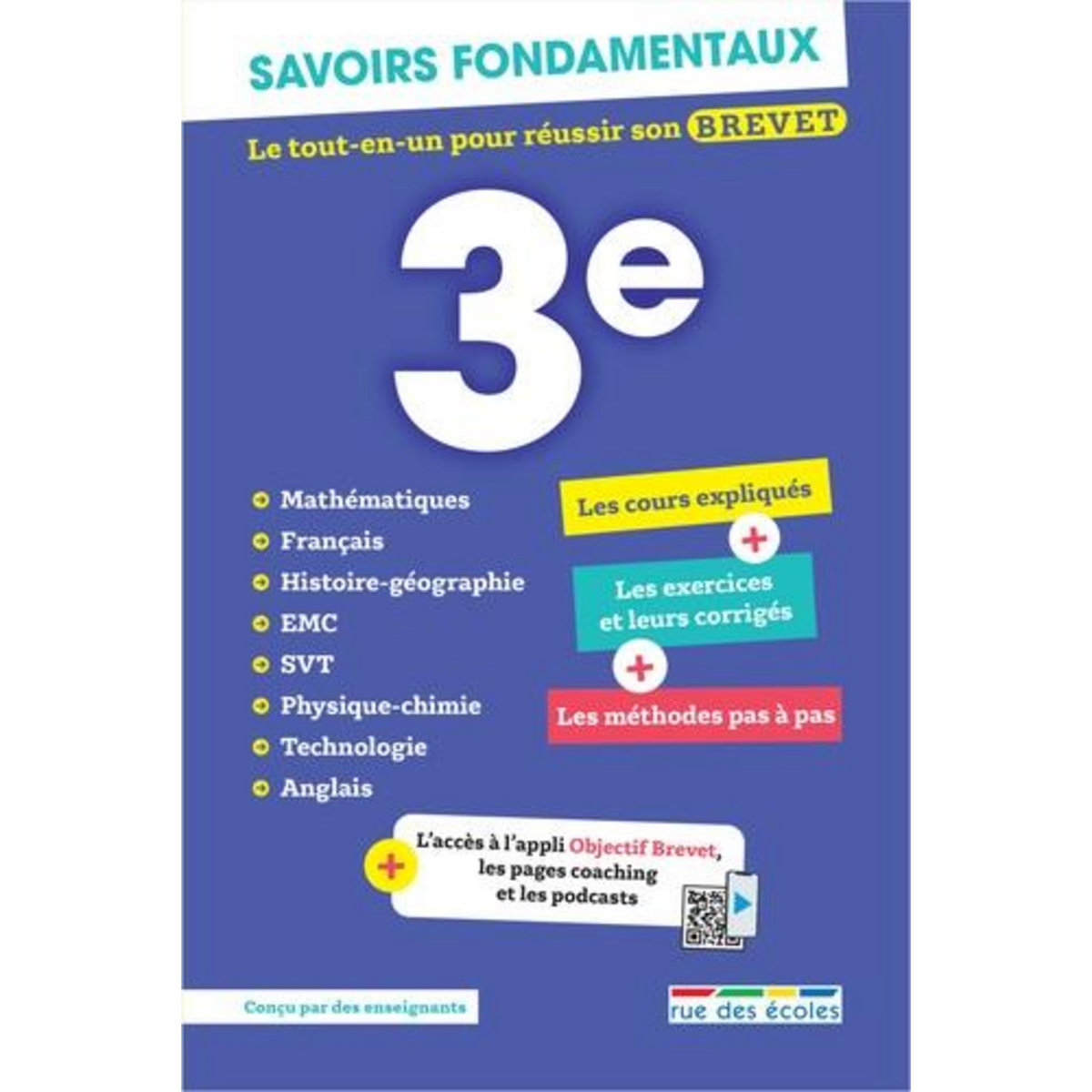 SAVOIRS FONDAMENTAUX 3E. TOUTES LES MATIERES, EDITION 2025, Cronier Aurélie