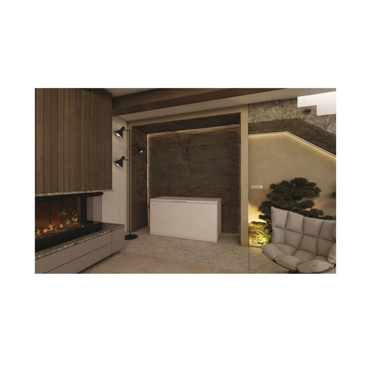 HAIER Congélateur coffre 75cm 508l - HCE520E