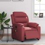 Voir la diapositive 1 : VIDAXL Fauteuil de massage inclinable electrique rouge bordeaux