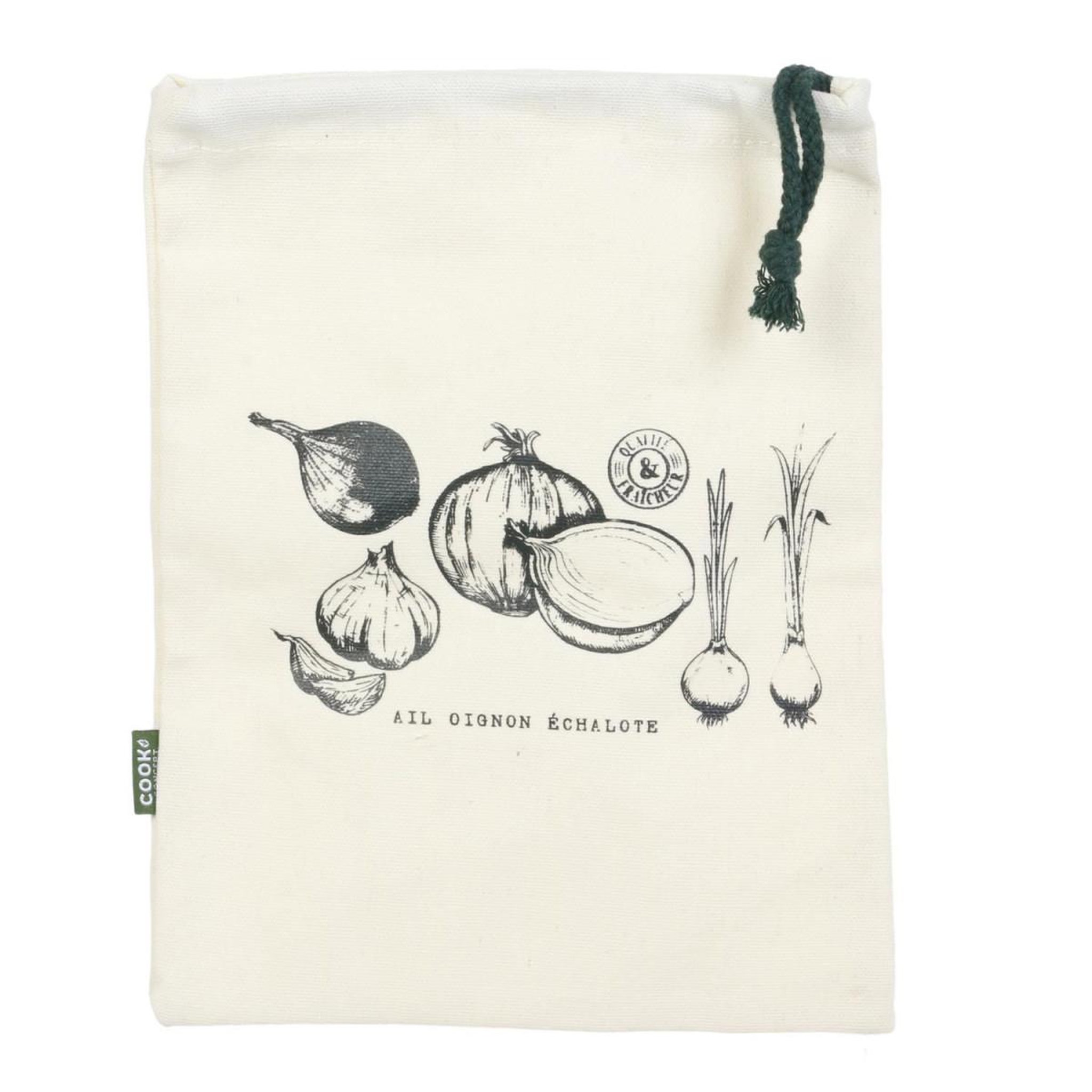 Voir la diapositive 1 : COOK CONCEPT Sac de conservation  réutilisable  28cm blanc