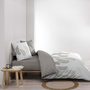 Voir la diapositive 3 : Douceur d'Intérieur Housse de couette 240x220 + 2 taies Goyave coton 57 fils