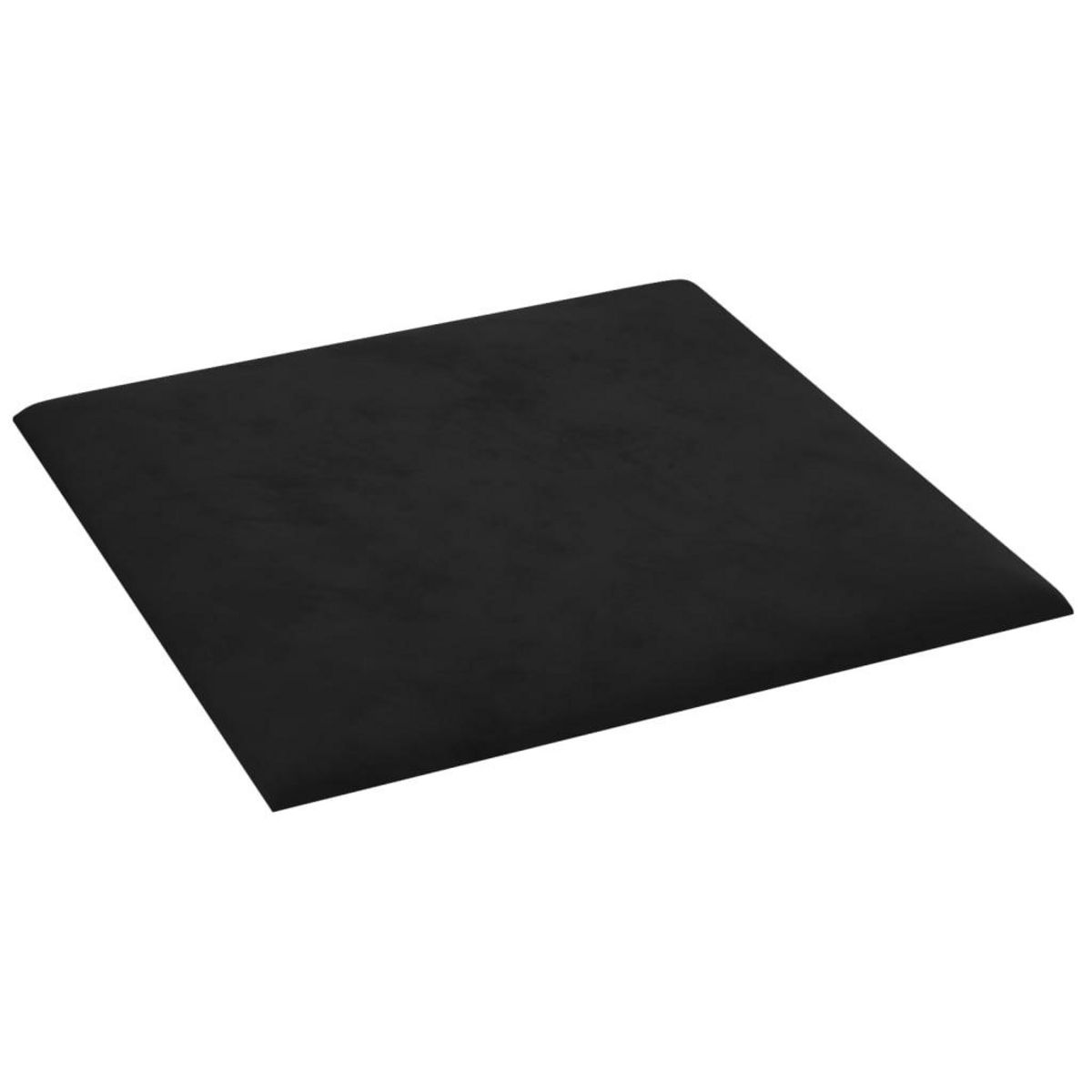 VIDAXL Panneaux muraux 12 pcs Noir 30x30 cm Velours 1,08 m²