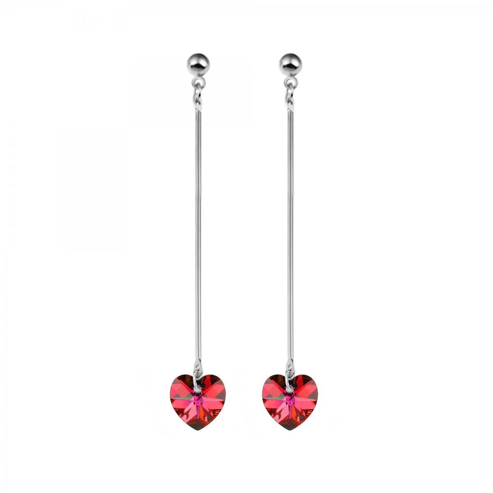 SC CRYSTAL Boucles d'oreilles SC Crystal ornées de Cristaux scintillants