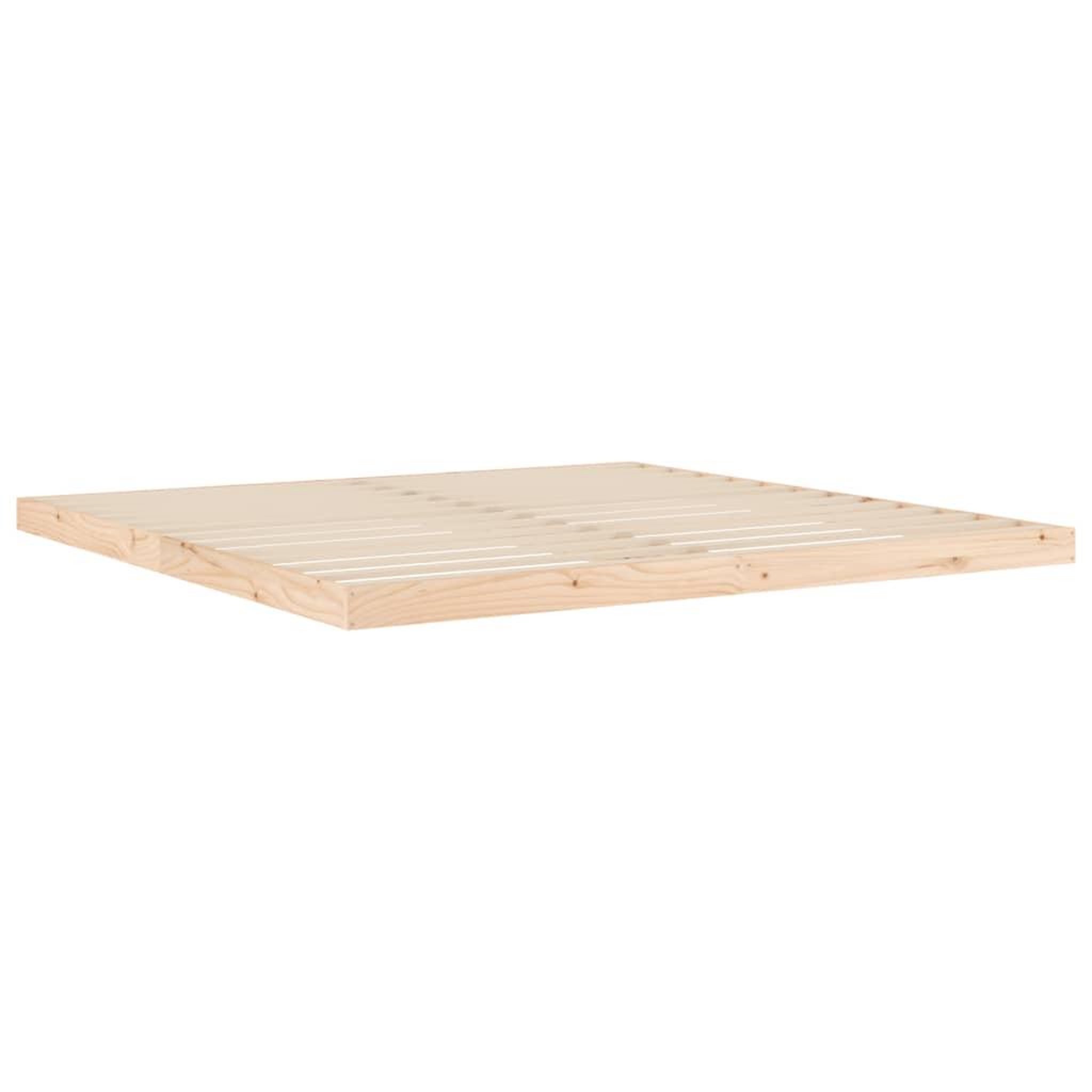 Voir la diapositive 4 : VIDAXL Cadre de lit sans matelas 200x200 cm bois massif de pin