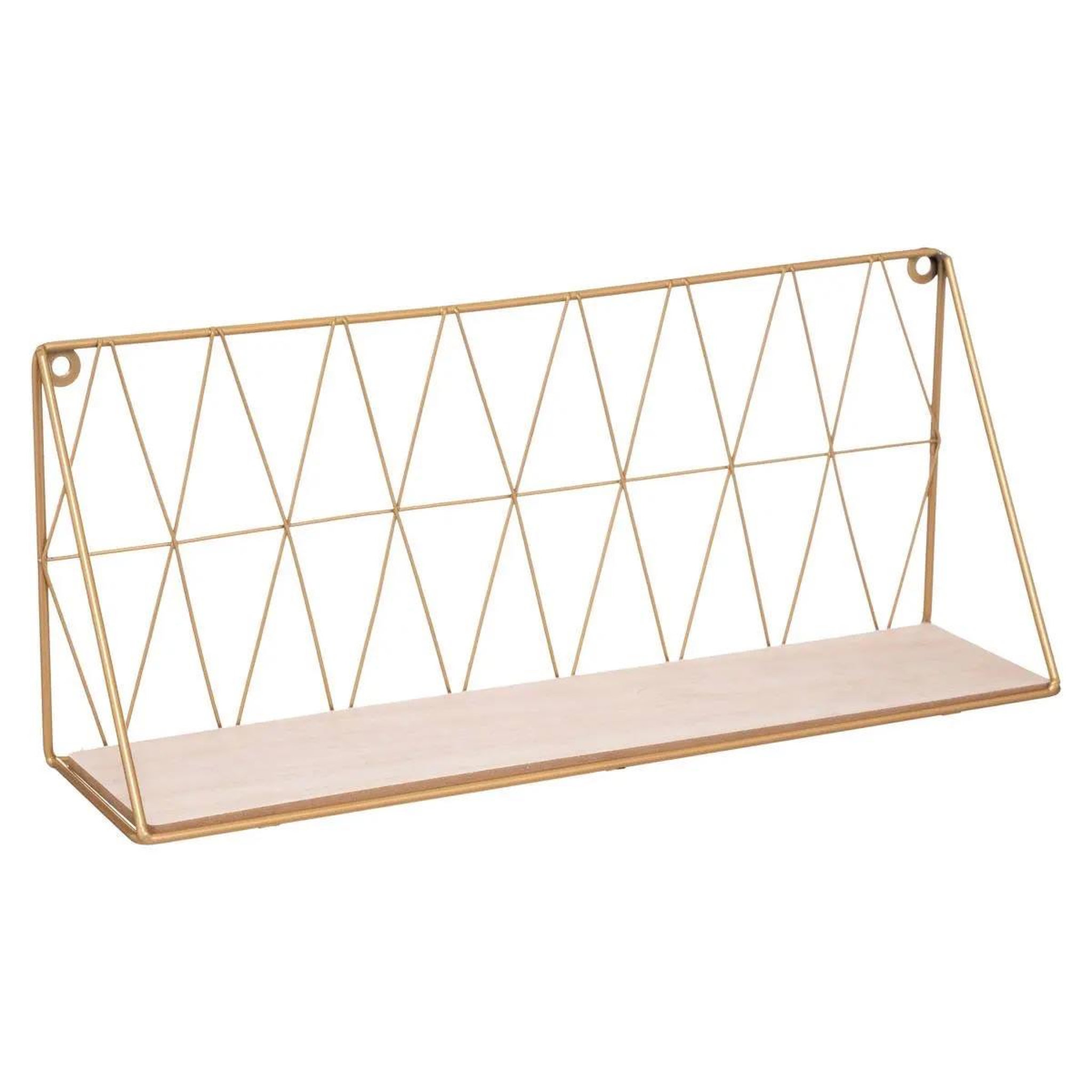 ATMOSPHERA Etagère murale design  wire  48cm or