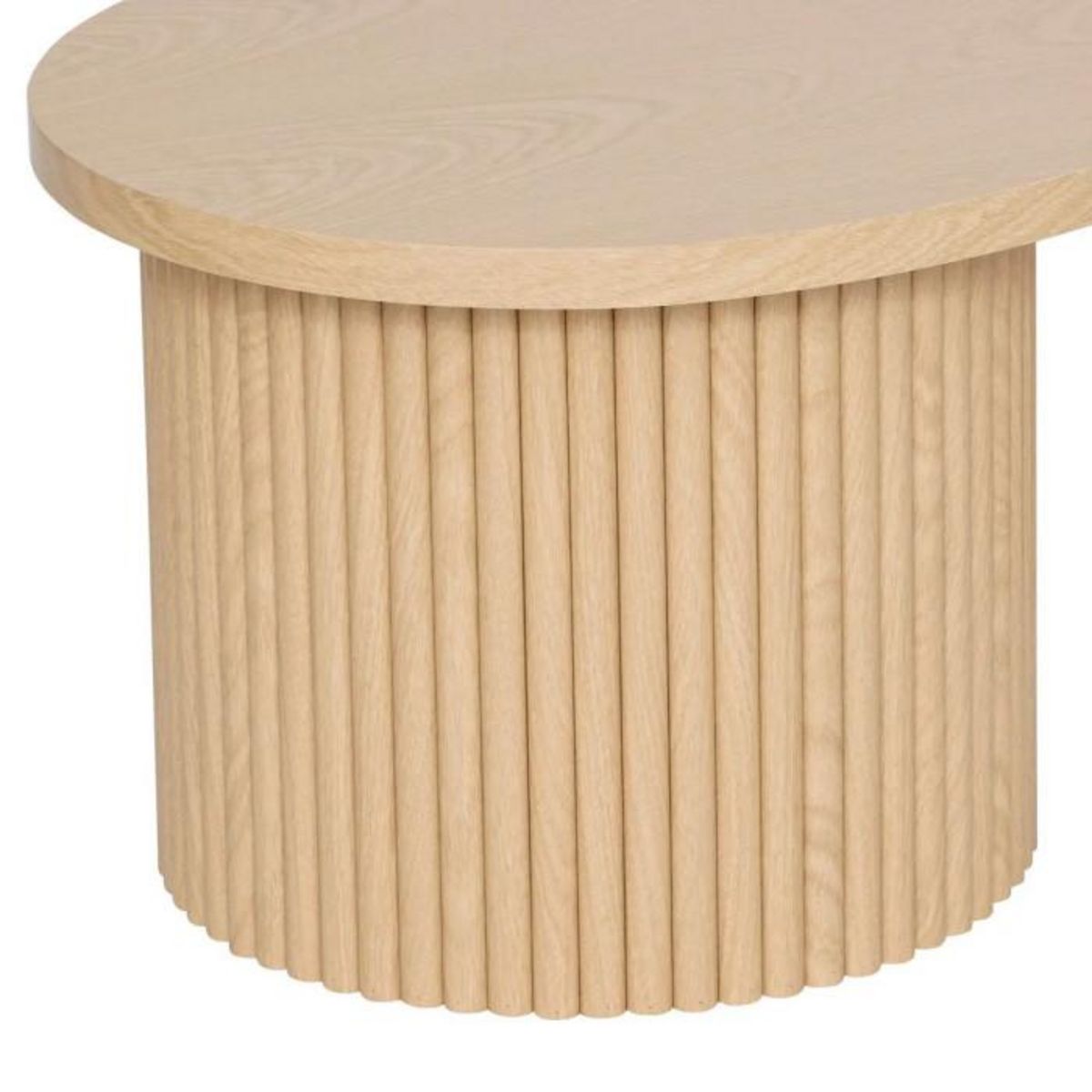 ATMOSPHERA Lot de 2 Tables Basses  Soleya  99cm Naturel