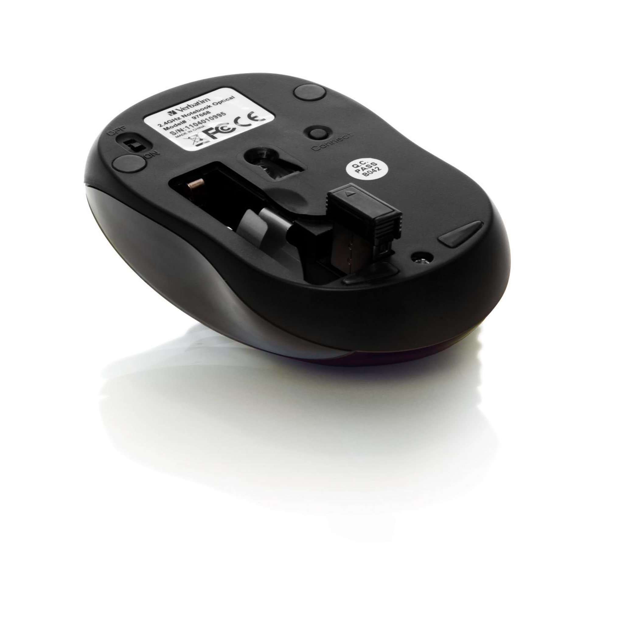 Voir la diapositive 3 : Verbatim Verbatim go nano souris ambidextre rf sans fil 1600 dpi