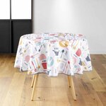 Paris Prix Nappe Ronde Imprimé  Kitchen  180cm Multicolore