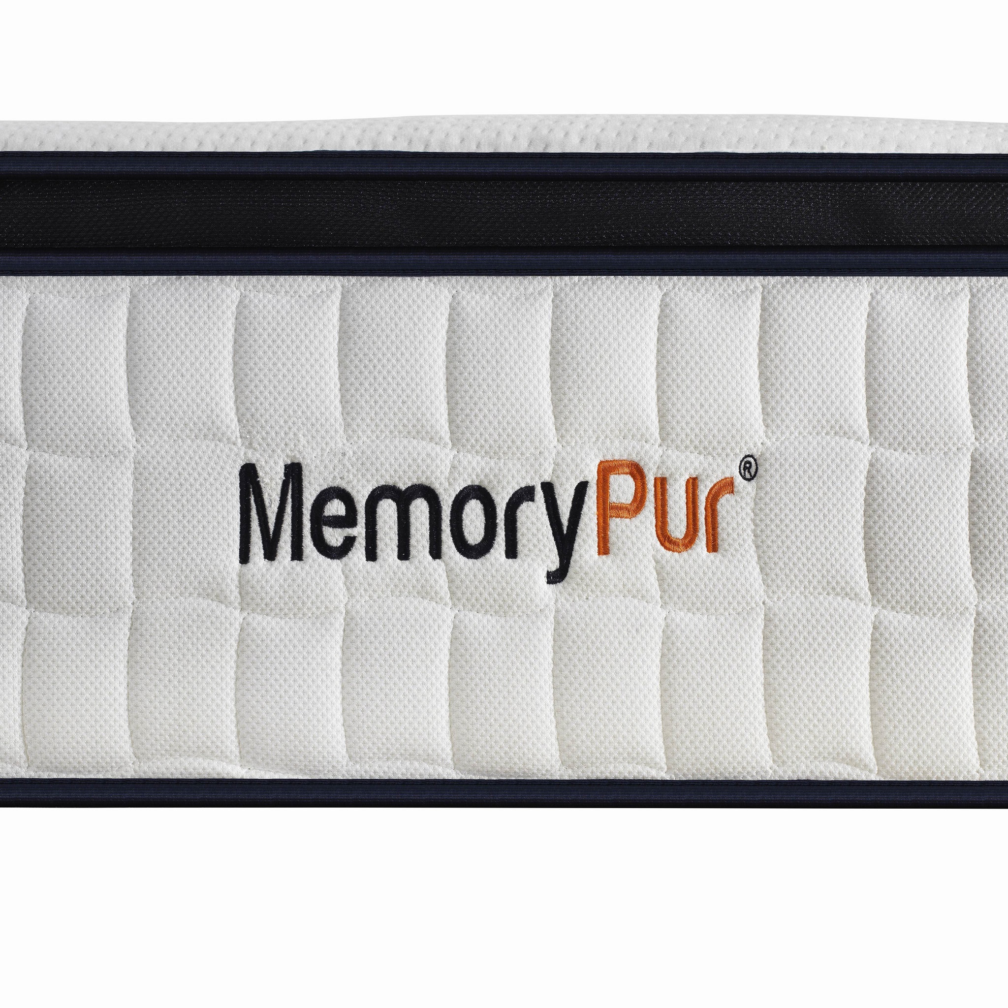 Voir la diapositive 3 : MemoryPur Matelas ressorts ensachés 160x200 cm DIAMANT
