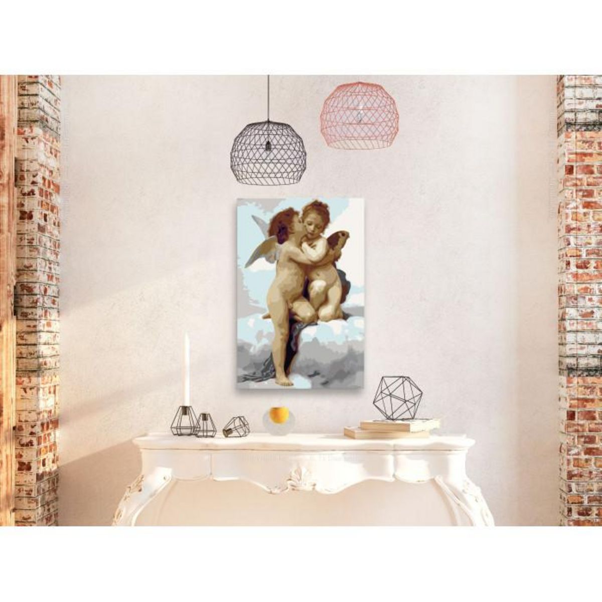 Paris Prix Tableau à Peindre Soi-Même  Anges Amour  40x60cm