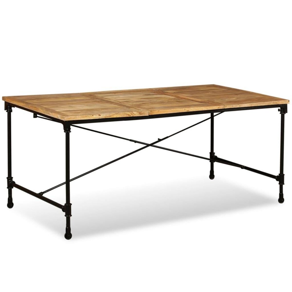 VIDAXL Table a manger Bois de manguier massif 180 cm