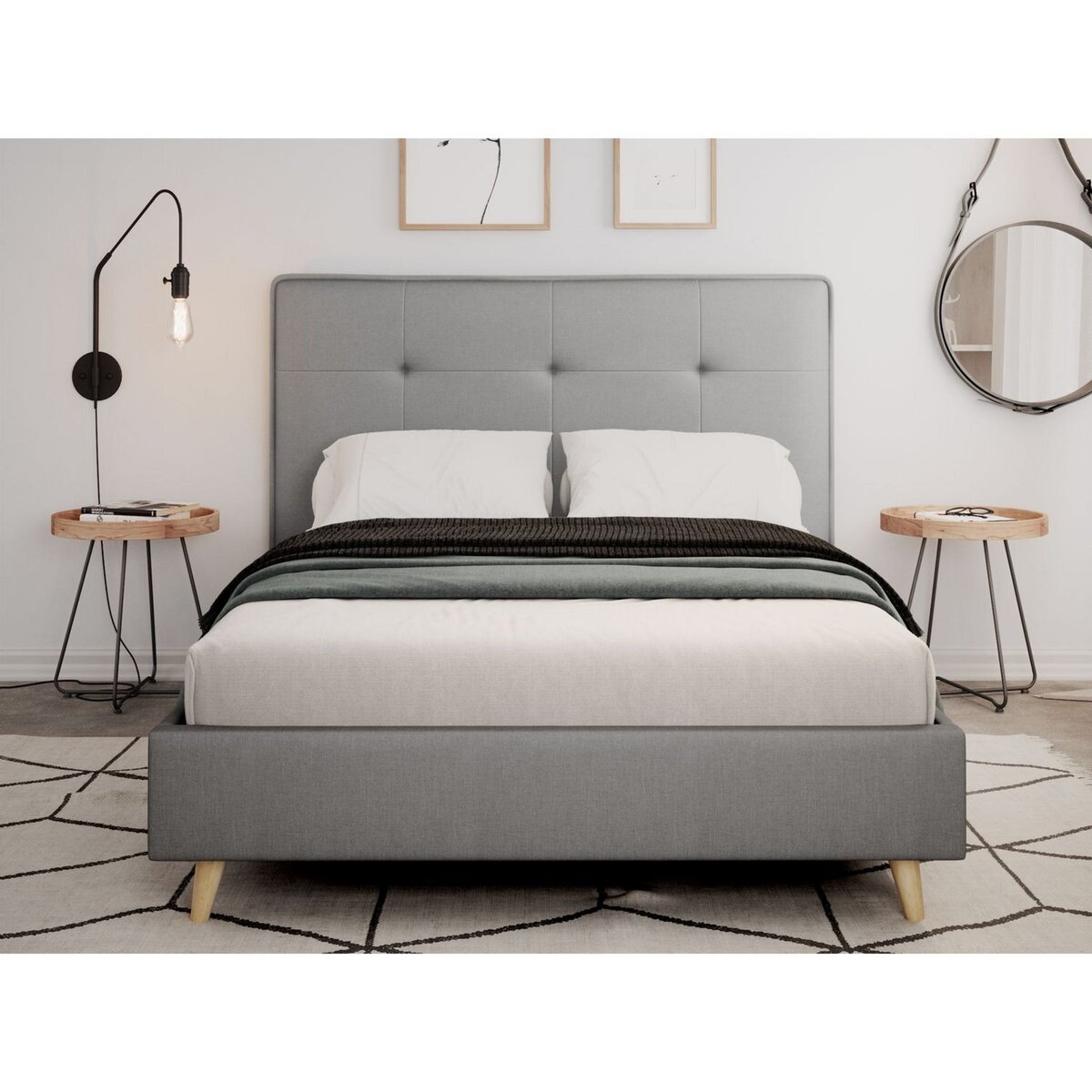 Tête de lit 165cm tissu FUSETA