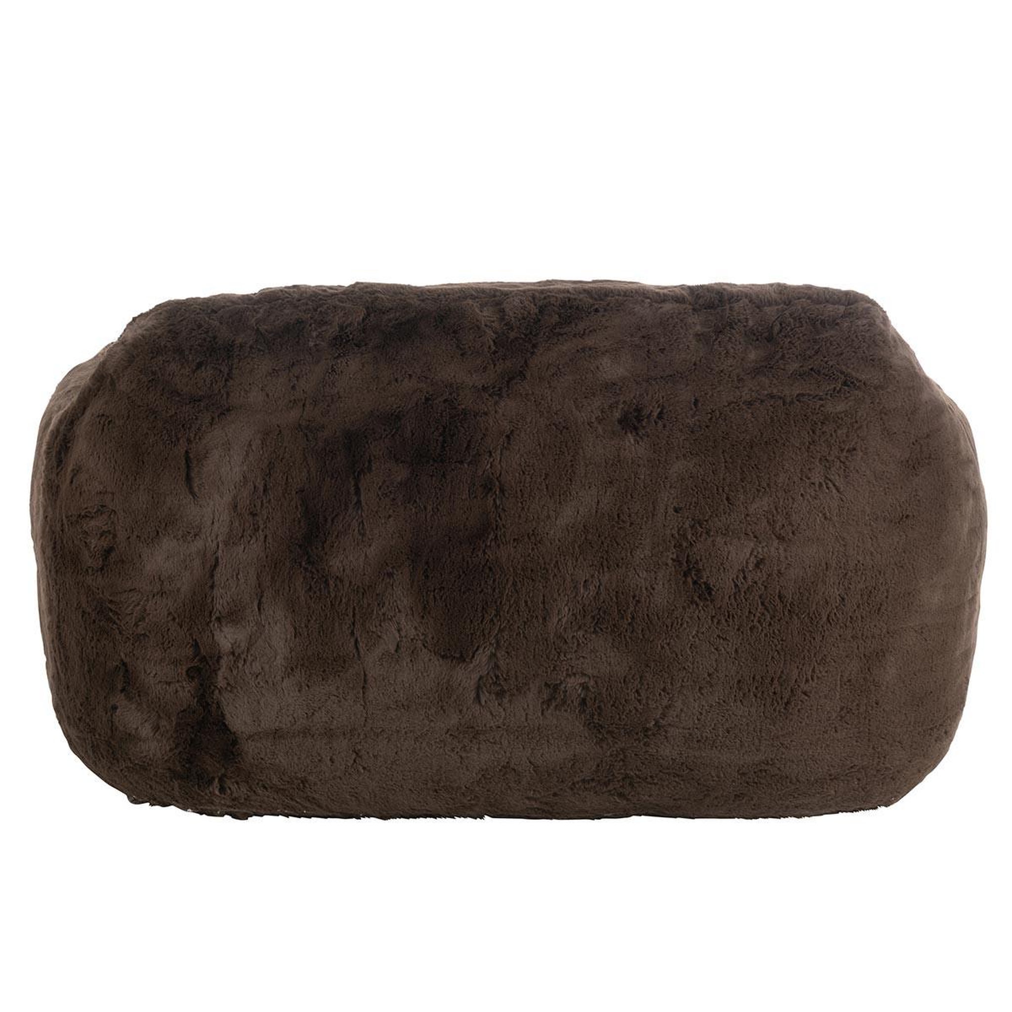 Voir la diapositive 4 : J-LINE Canapé droit 2 places  cutie  152cm marron