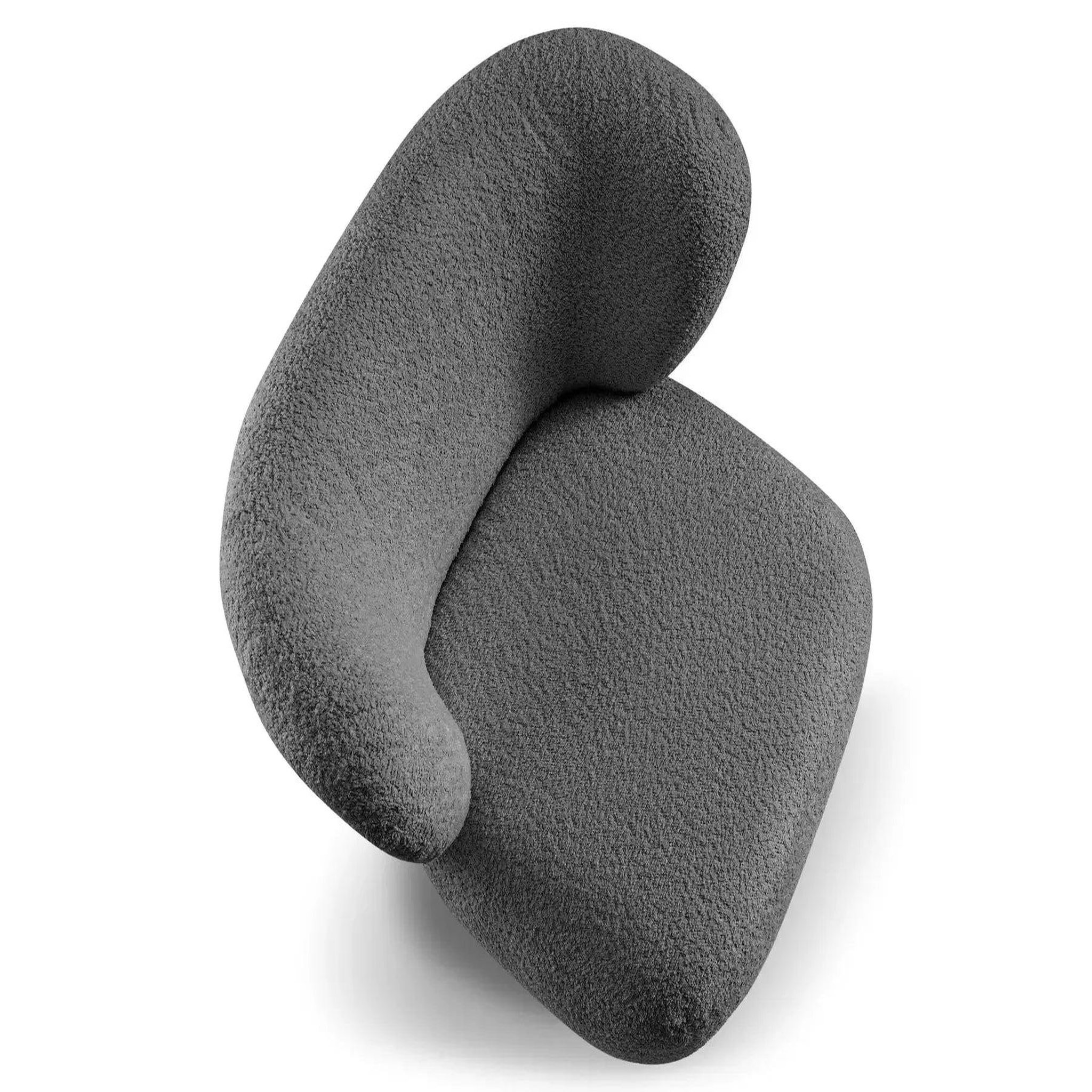 Voir la diapositive 6 : CASANOVA PARIS Capri - fauteuil tissu bouclette