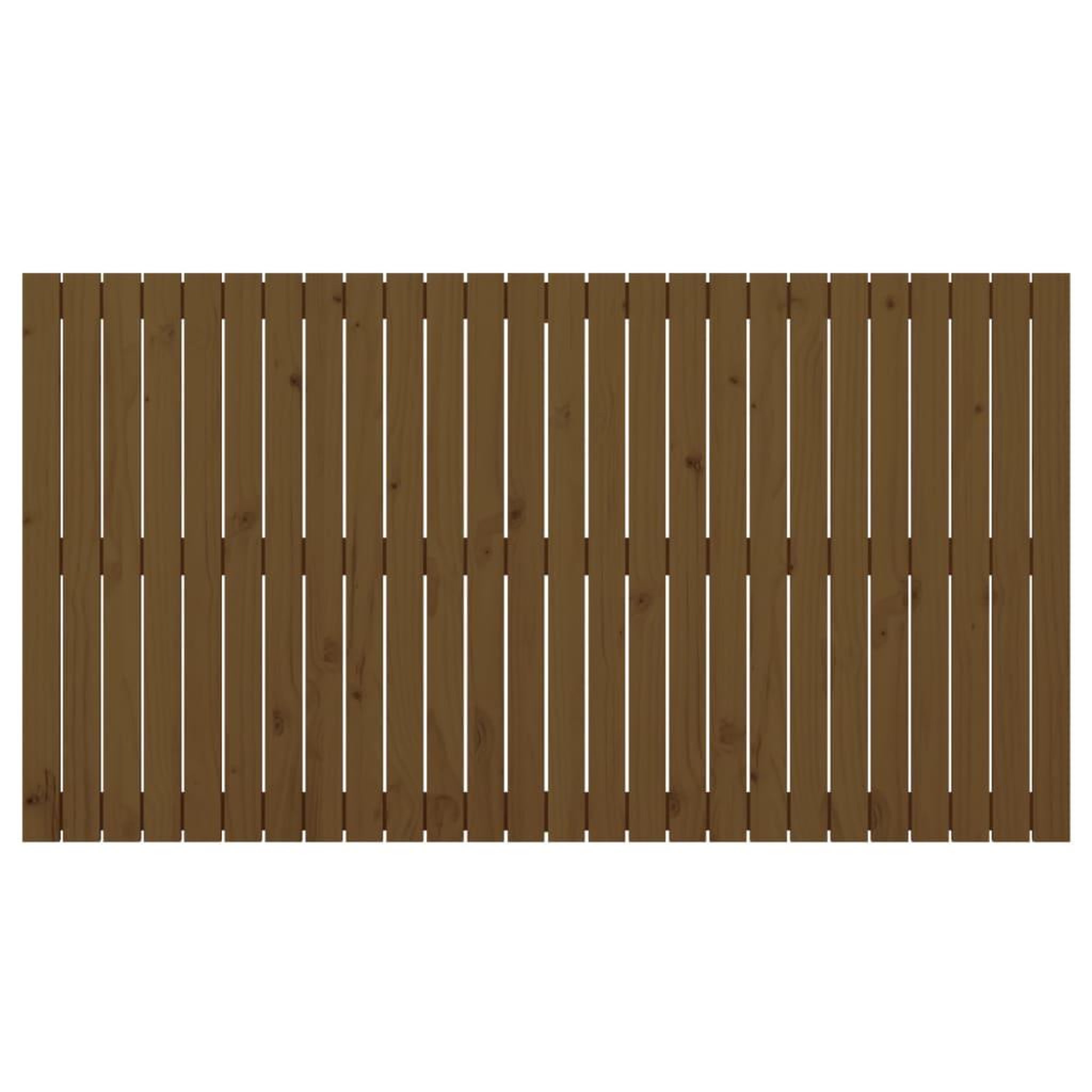 Voir la diapositive 4 : VIDAXL Tete de lit murale Marron miel 166x3x90 cm Bois massif de pin