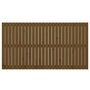 Voir la diapositive 4 : VIDAXL Tete de lit murale Marron miel 166x3x90 cm Bois massif de pin