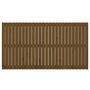 Voir la diapositive 4 : VIDAXL Tete de lit murale Marron miel 166x3x90 cm Bois massif de pin