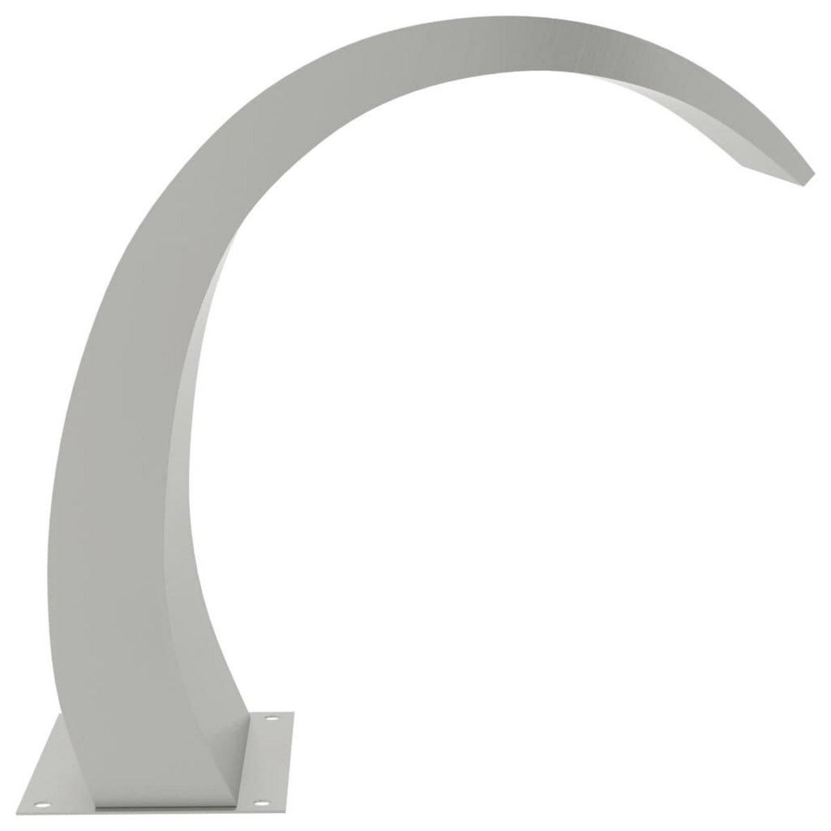 VIDAXL Fontaine de piscine avec LED 22x60x70 cm Acier inoxydable 304