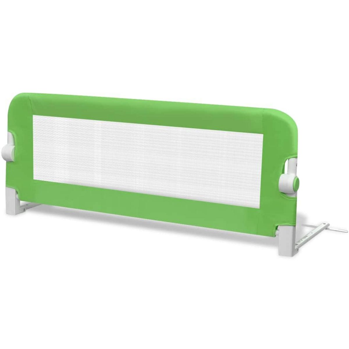 VIDAXL Barriere de lit de securite pour tout-petits 2pcs Vert 102x42cm