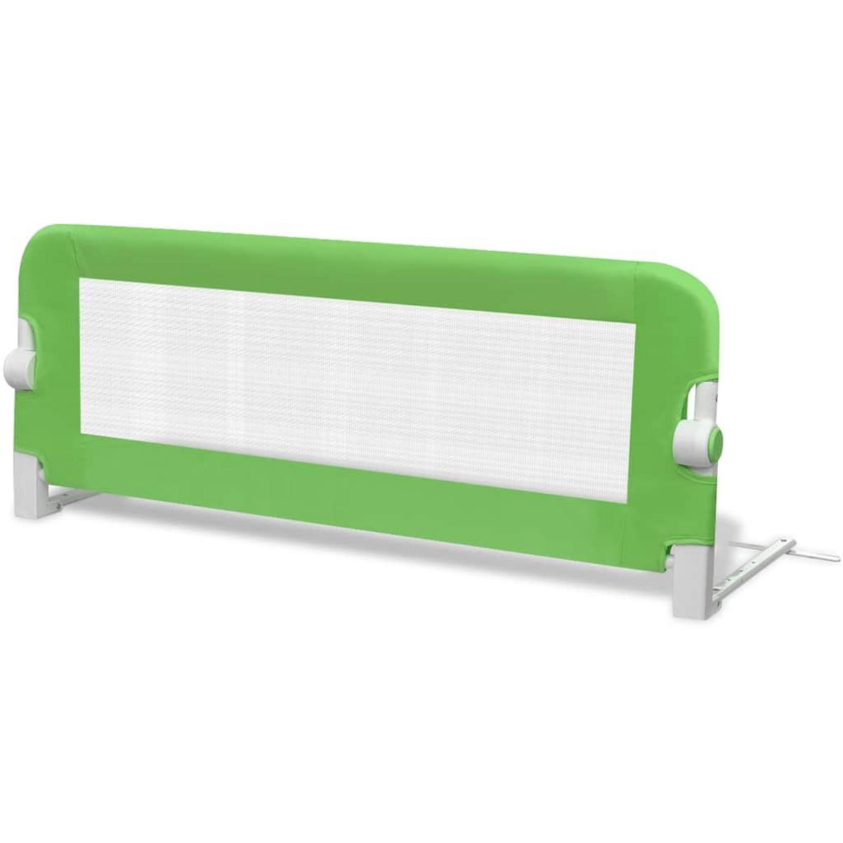 VIDAXL Barriere de lit de securite pour tout-petits 2pcs Vert 102x42cm