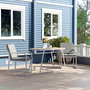 Voir la diapositive 4 : OUTSUNNY Salon de jardin design relax 2 personnes 3 pièces avec coussins déhoussables gris