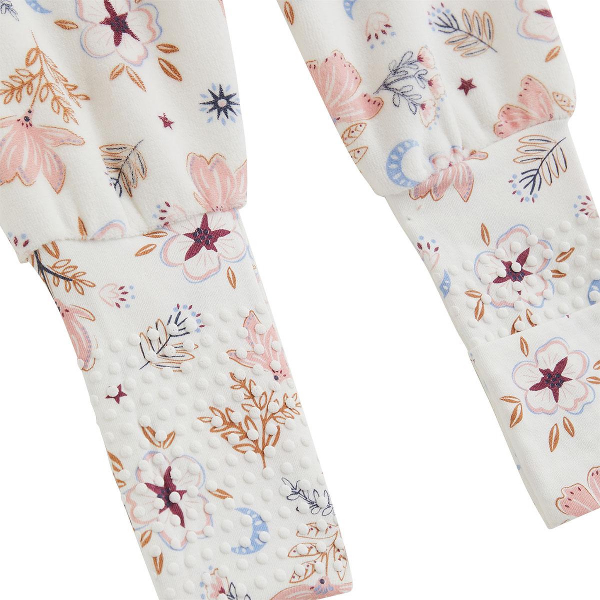 Voir la diapositive 4 : PETIT BEGUIN Lot de 2 pyjamas bébé 2 pièces en velours à pieds retroussables Cléo