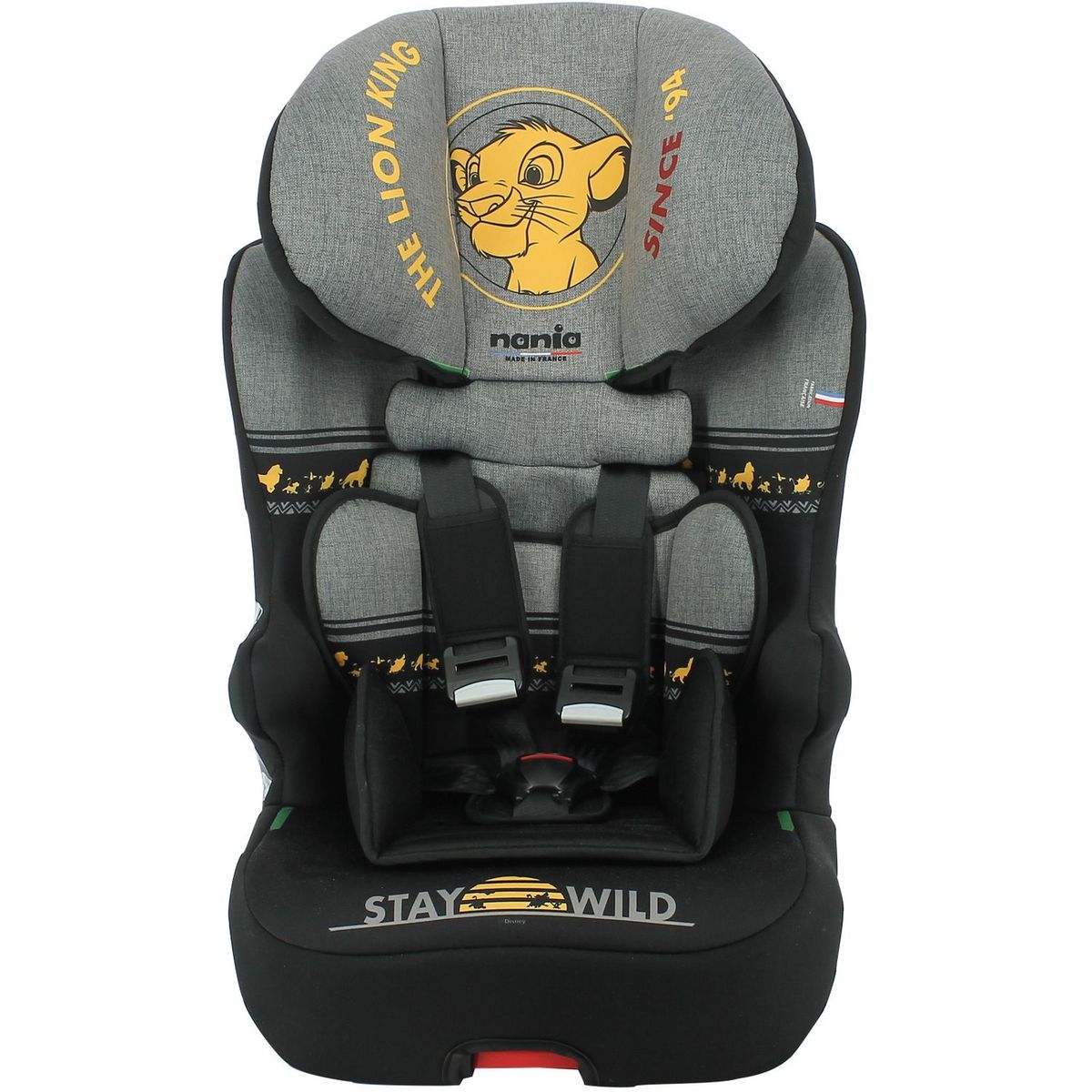 NANIA Siège auto fixations isofix RACE I FIX 76-140 cm R129 i-Size Disney