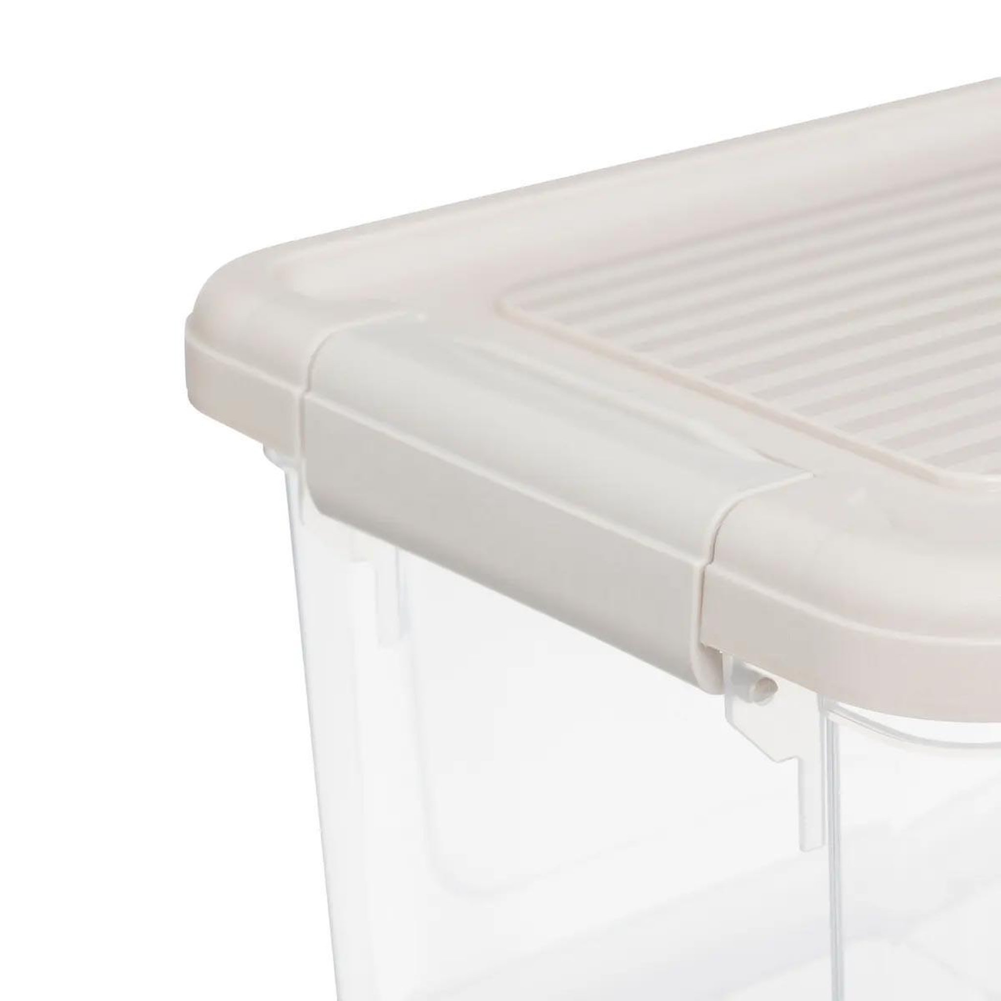 Voir la diapositive 5 : FIVE Lot de 3 boîtes de rangement  tide'n  9l transparent
