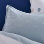 ACTUEL Taie d'oreiller en coton 57 fils confectionné motifs géométrique NINON