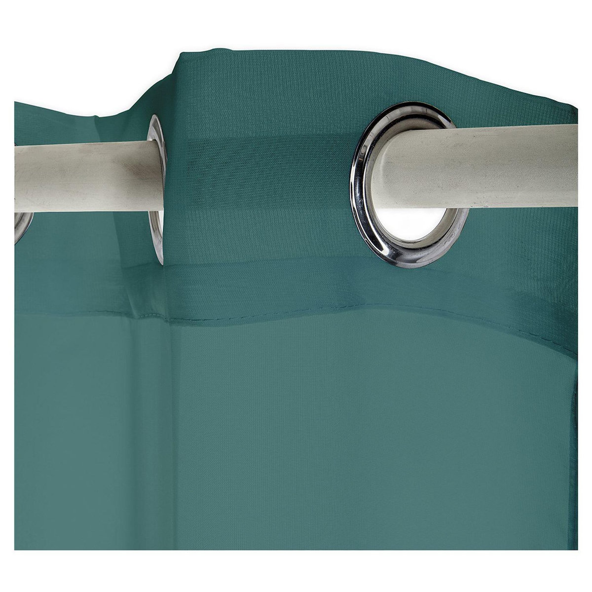 TODAY Voilage finition oeillets prêt à poser en polyester 135x240 cm