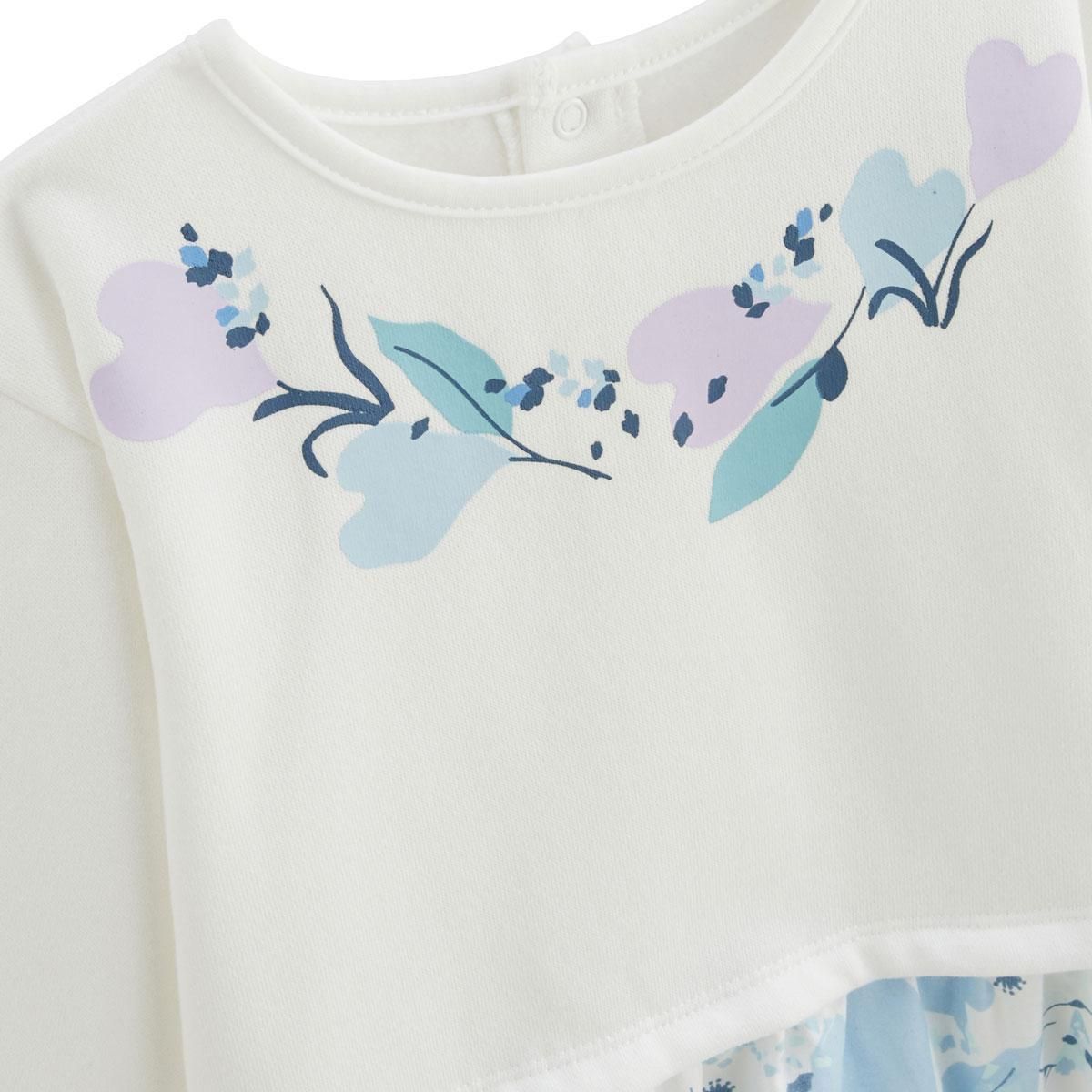 Petit Béguin Robe enfant en molleton Polarmoon