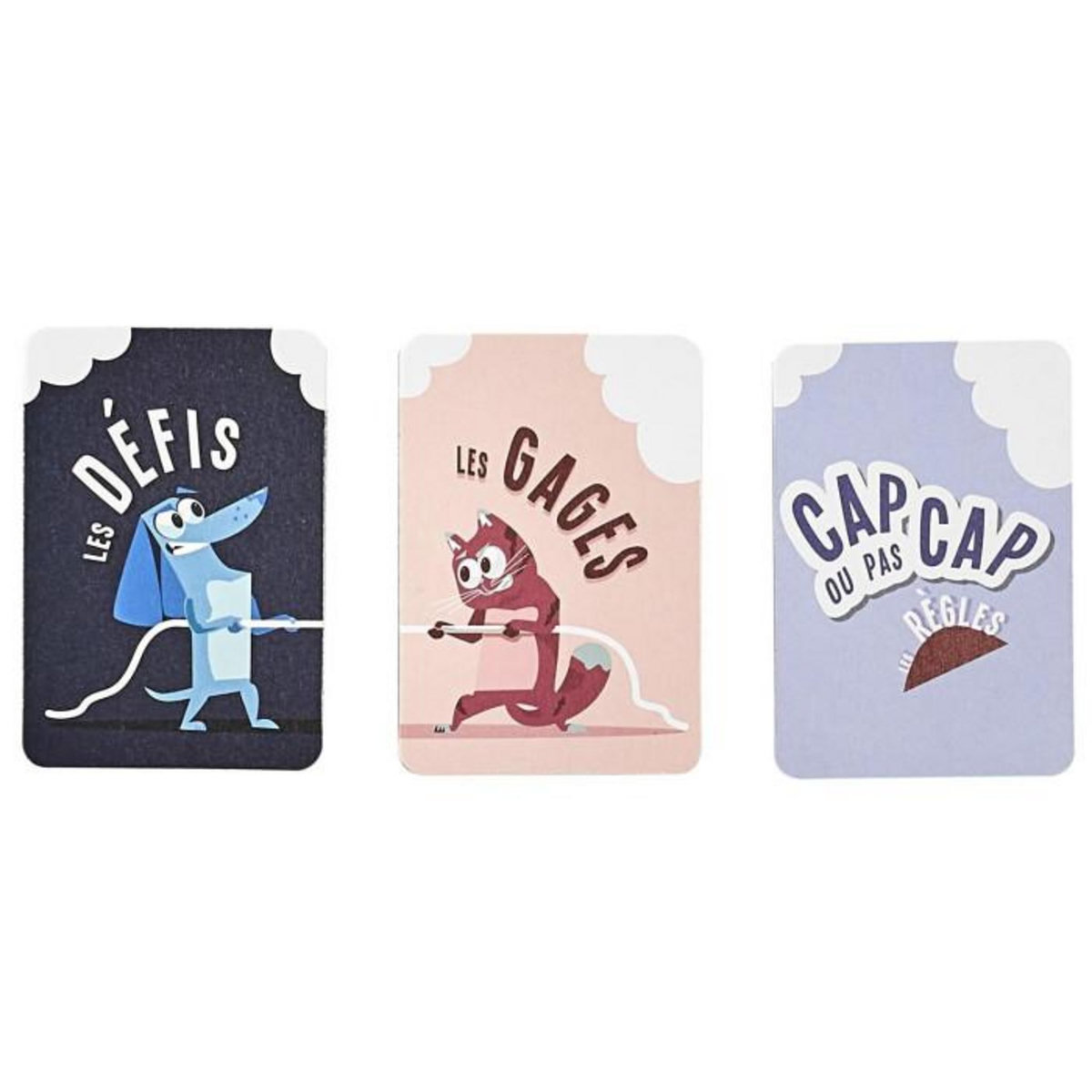 Paris Prix Jeu du Cap ou pas Cap  60 Cartes  9cm Multicolore