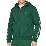 Lacoste Sweat Zippée Vert Homme Lacoste SH1209. Coloris disponibles : Vert