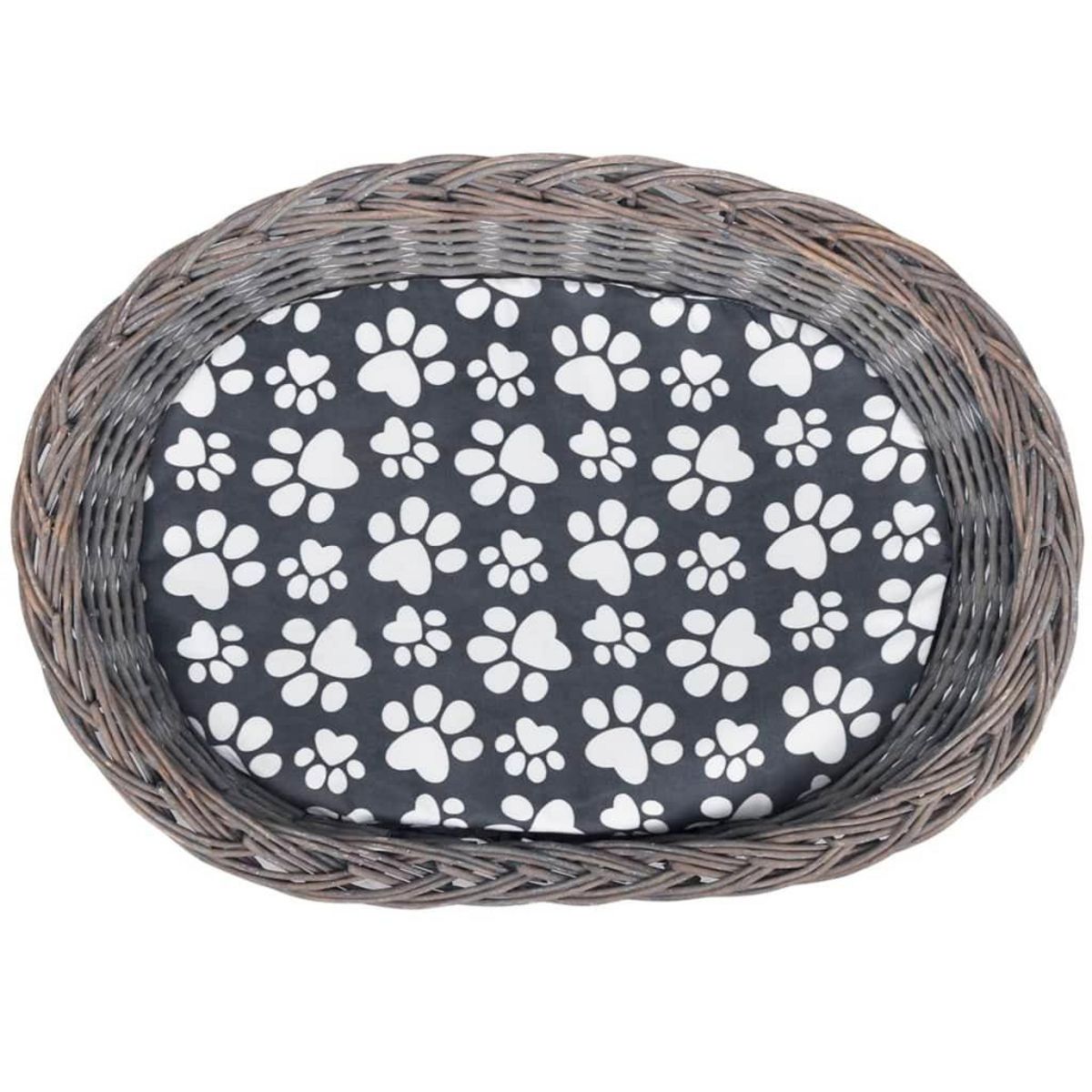 VIDAXL Arbre/maison 2 niveaux a chat avec coussin Saule