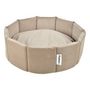 Voir la diapositive 1 : Paris Prix Panier Rond Chien & Chat Velours  Crafty  48cm Noisette