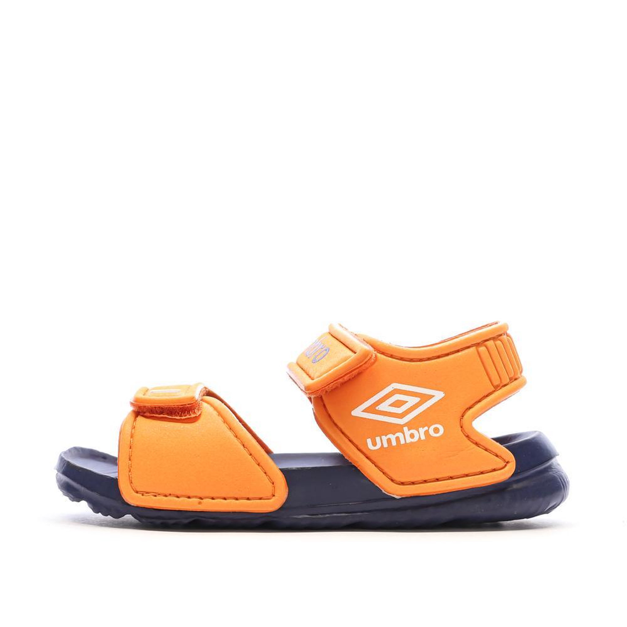 Voir la diapositive 1 : UMBRO Sandales Orange/Marine Garçon Umbro Robin