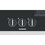 Voir la diapositive 4 : Siemens Table verre gaz 60cm noir fleur de plan - ep6a6cb20
