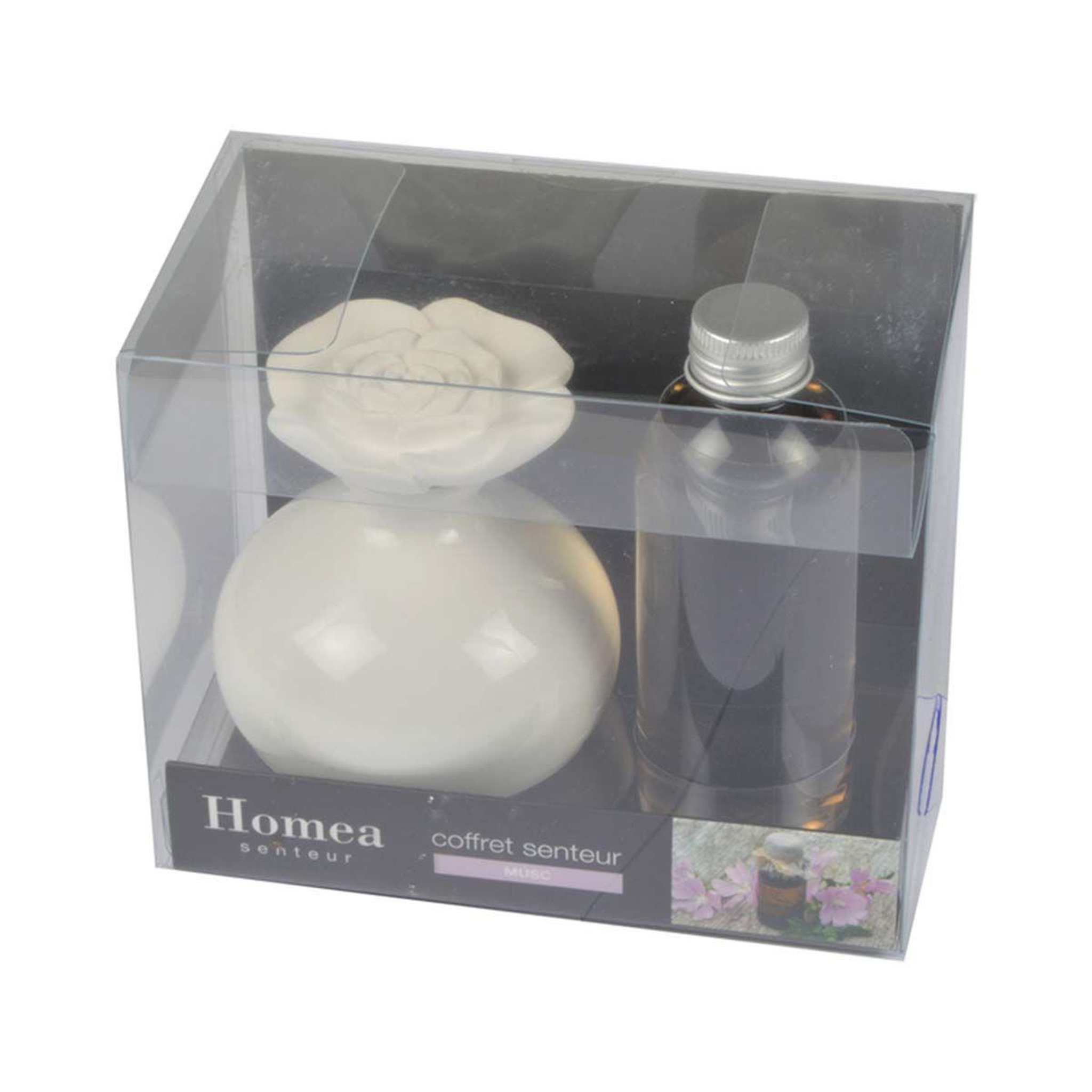Voir la diapositive 2 : HOMEA Coffret Senteur  Essentiel  100ml Musc